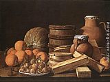 Still-Life with Oranges and Walnuts by Luis Melendez